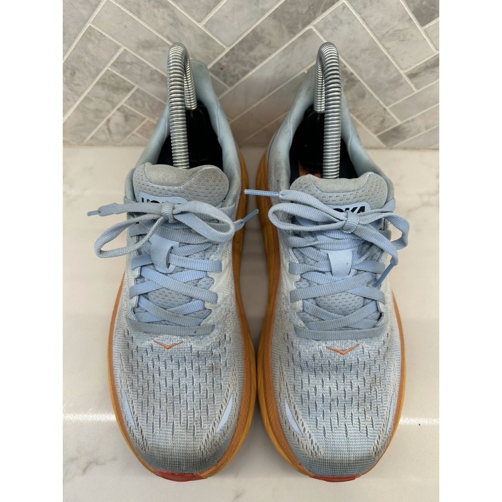 Hoka One One Clifton 8 Running Sneakers Womens 6.5B 6.5 B Summer Song Ice Flow - Picture 5 of 8